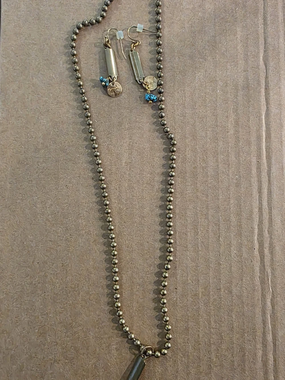 Reserved For Mano28 Twisted Silver Necklace And Earrings - Picture 1 of 1